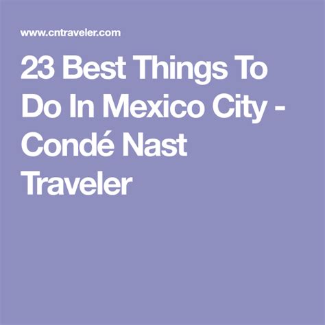 23 Best Things To Do In Mexico City Condé Nast Traveler Alameda