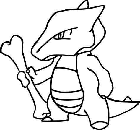 Comment les obtenir gratuitement (à imprimer) ? Coloriage Ossatueur Pokemon à imprimer