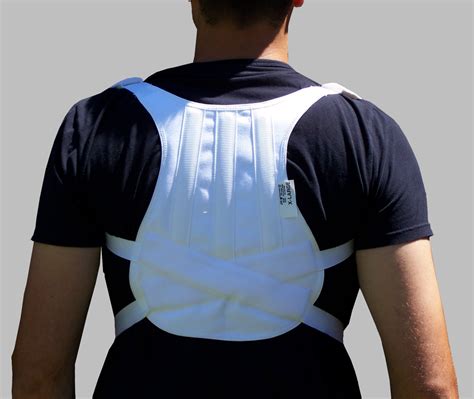 L3650 Posture Aid Support Upper Back Brace Full Back Style Alpha Brace