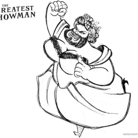 The link is below to print. The Greatest Showman Coloring Pages Lettie by Christine ...