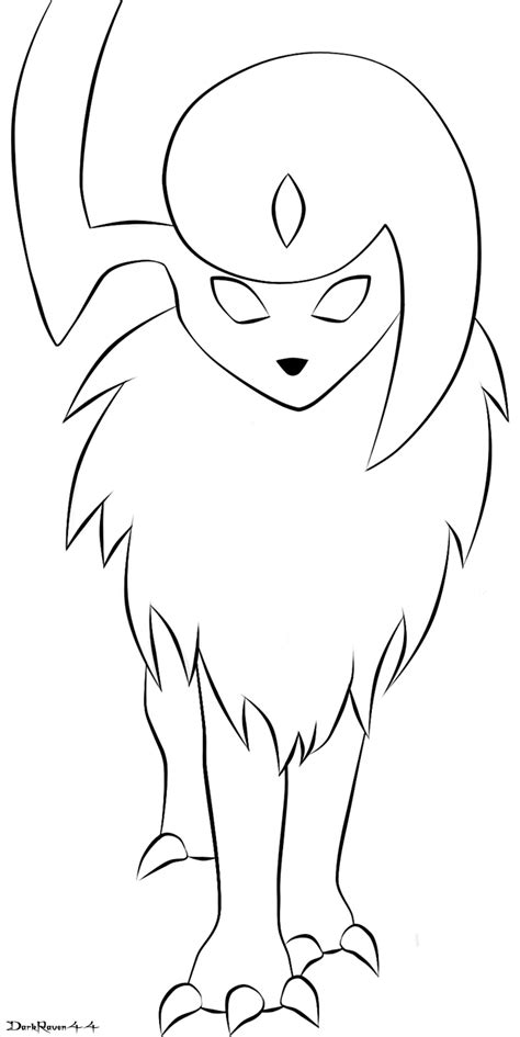 Mega Absol Pages Coloring Pages