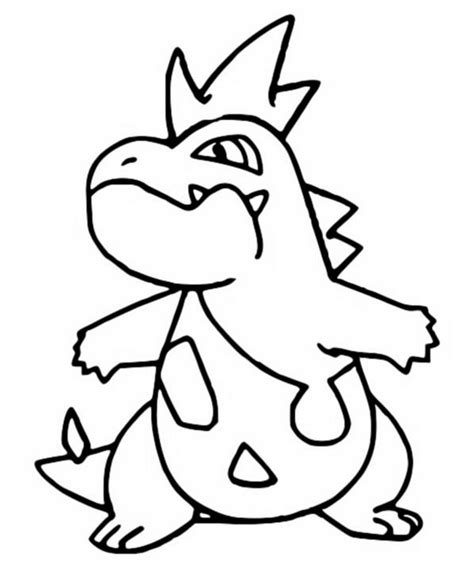 Coloring Pages Pokemon Croconaw Drawings Pokemon