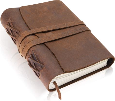 Premium Handmade Leather Journal By Scriveiner London Unlined Leather
