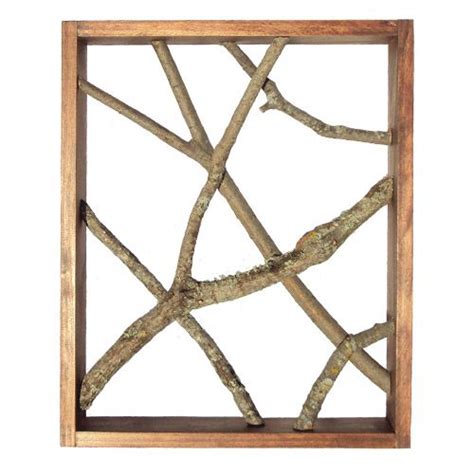 Framed Tree Limbs Rustic Wall Art Decor With Framed Tree Branches