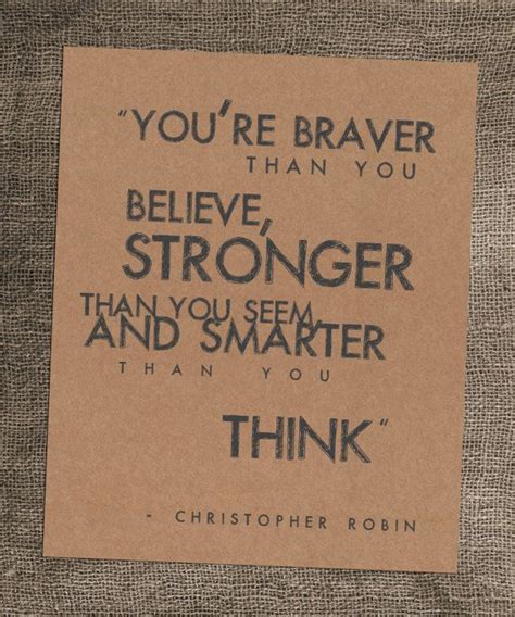 From the forbidden forest … senior quote! 8 x 10 Kraft Art Print Christopher Robin Quote by BarnhouseStudio, $14.50 | Senior ...