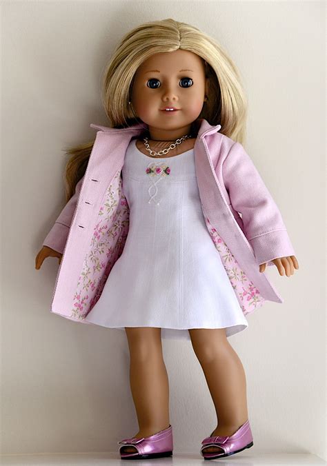 american girl sheath dress and coat ensemble by simply18inches girl doll clothes doll