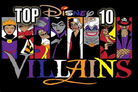 Top 10 Best Disney Villains Of All Time Most Evil Disney Characters