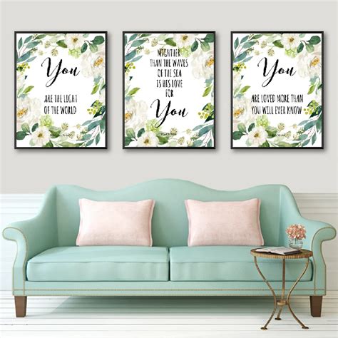 Möbel And Wohnen Modern Inspirational Quote Wall Art Canvas Posters