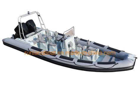 Wave Star M Feet Rib Patrol Boat Rigid Inflatable Sightseeing Boat China Rib Boat And