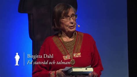 At uppsala university in 1960. Augustgalan 2018: Birgitta Dahl presenterar "Gubbas Hage ...
