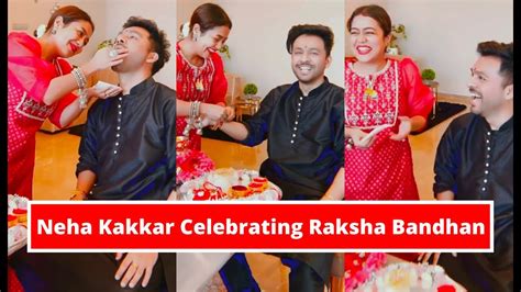 5th Month Pregnant Neha Kakkar Celebrating Raskha Bandhan With Her Brother Tony Kakkar Youtube