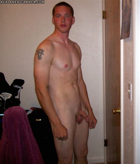 Real American Men Army Boy Posing Naked In His Room 2 Pics