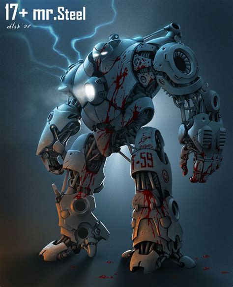 Mr Steel By D1sk1ss On Deviantart Character Design Robots