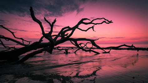 Wallpaper Sunlight Landscape Sunset Sea Nature Reflection Sky
