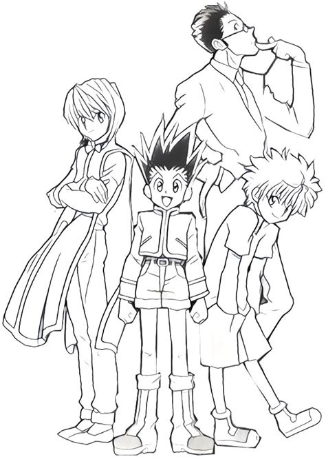 Desenhos De Hunter X Hunter Para Colorir Pintar E Imprimir Porn Sex