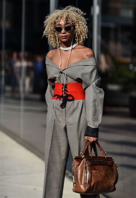 Stylecaster 35 Chic Ways To Style A Belt Fashion Week Street Style