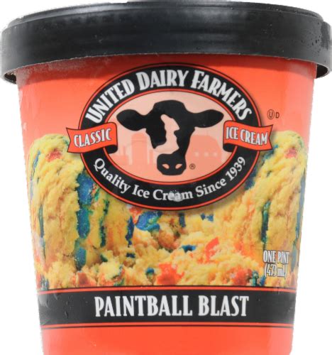 United Dairy Farmers Paintball Blast Ice Cream 1 Pint Kroger