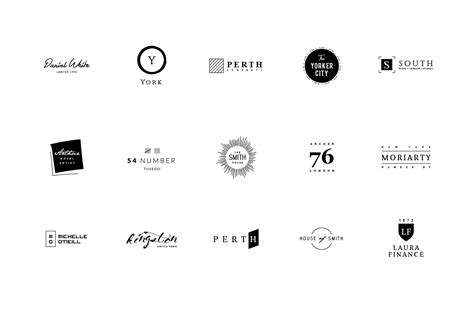 60 Minimalist Logos ~ Logo Templates On Creative Market