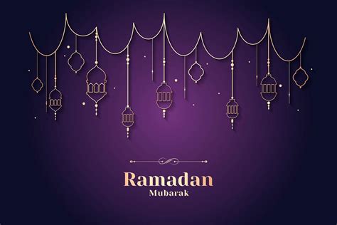 Purple Ramadan Mubarak Psd Eid Premium Psd Rawpixel