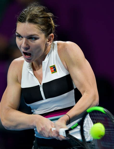 The romanian, who produced a stunning display to defeat serena williams in the final two years ago, tore her left. SIMONA HALEP Lost 2019 WTA Qatar Open Final in Doha 02/15 ...