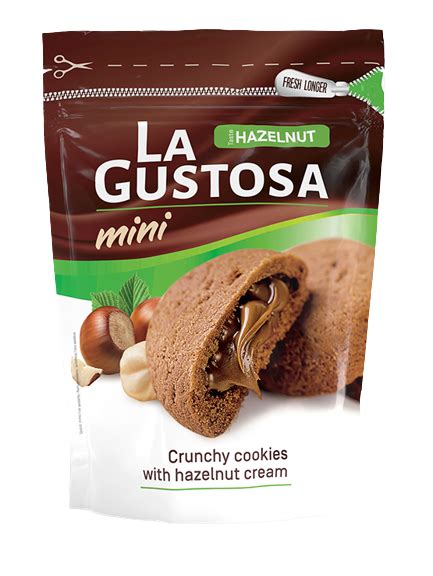 La Gustosa Mini Crunchy Cookies With Hazelnut Cream Bogutti