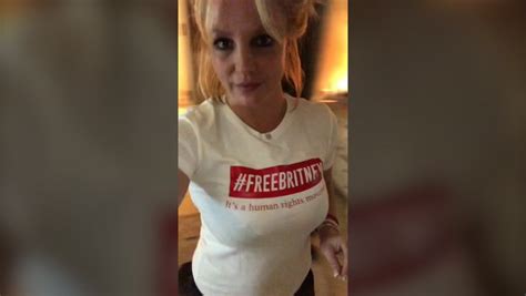 Britney Spears Sports Freebritney Top Ahead Of Conservatorship Hearing