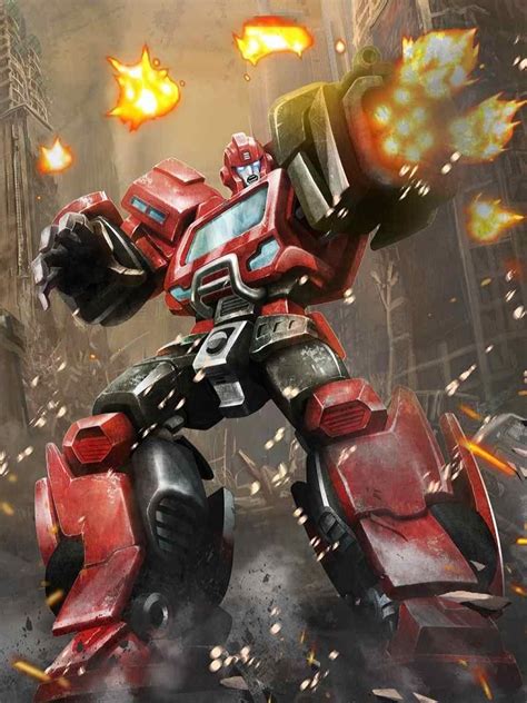 Autobot Ironhide Artwork From Transformers Legends Game Transformers