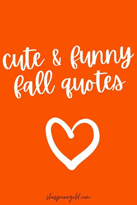 100 Cute And Funny Fall And Autumn Quotes Funny Fall Quotes Autumn