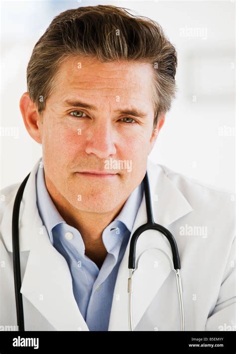 Portrait Of Doctor Stock Photo Alamy