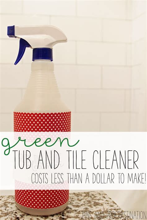 This diy granite cleaner is easy to. Homemade tub and tile cleaner - Pins and Procrastination