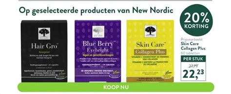 New Nordic Skin Care Collagen Plus Aanbieding Bij Holland And Barrett