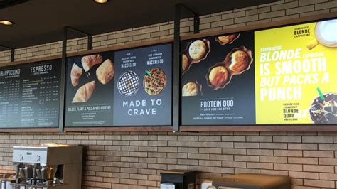 Burger june 29, 2019 no comments by rimsha. Starbucks DFW Indoor & Drive-Thru Menu Boards - OSM Solutions