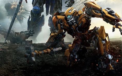 Download Wallpapers Transformers 5 The Last Knight Optimus Prime 2017 Bumblebee For Desktop
