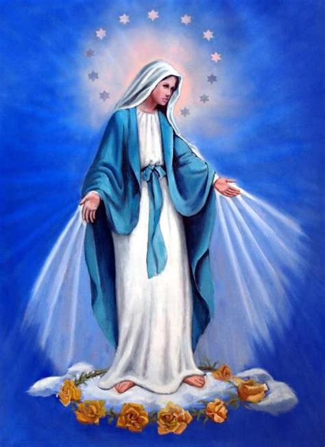 Virgin Mary Queen Of Heaven And Earth Pray For Us Amen Virgin