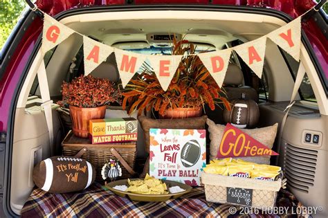 get geared up for game day with a grab and go tailgate packed full of fall fun tailgate party