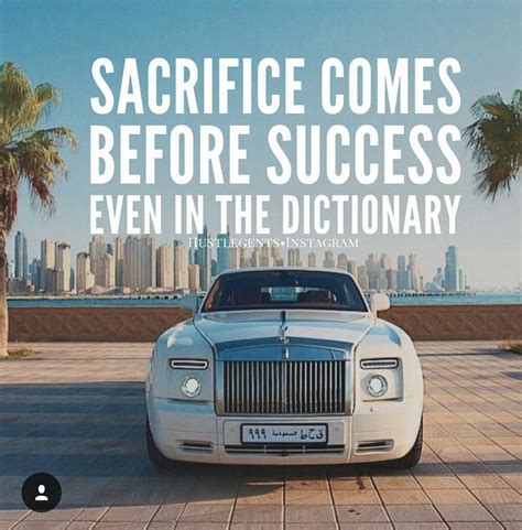 Sacrifice Before Success In Dictionary Millionaire Quotes Motivational Quotes For Success