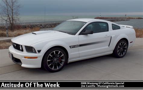 Performance White 2008 Ford Mustang Gt California Special Coupe