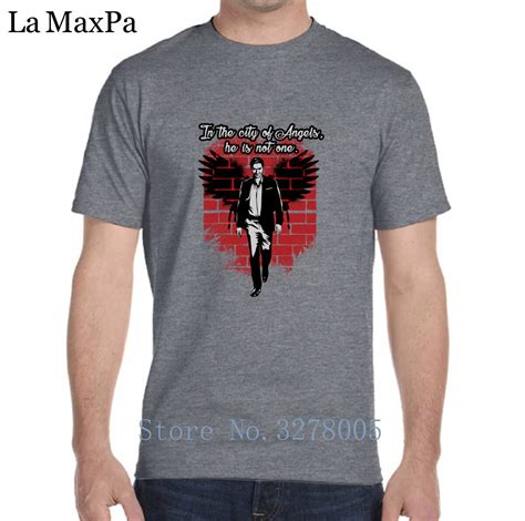 Design Mens Tshirt Streetwear Humor Lucifer Morningstar T Shirt Kawaii