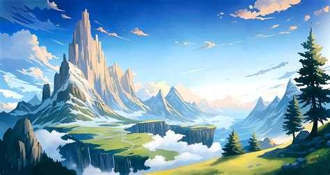 Download Mountains Landscape Nature Royalty Free Stock Illustration