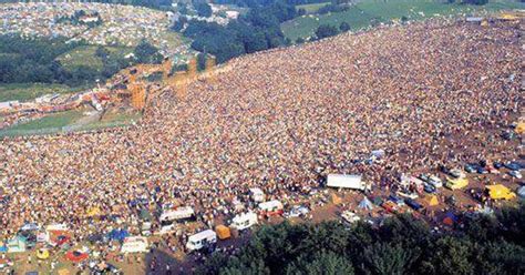 Una Foto Aerea Del Concerto Di Woodstock Nel 1969 Modernaut