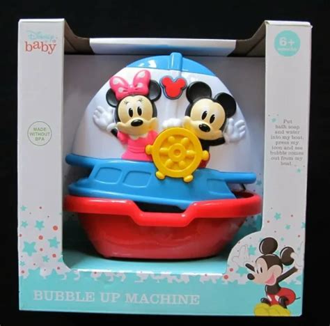 Disney Baby Mickey Mouse Clubhouse Bath Toy Bubble Maker Bubble Up