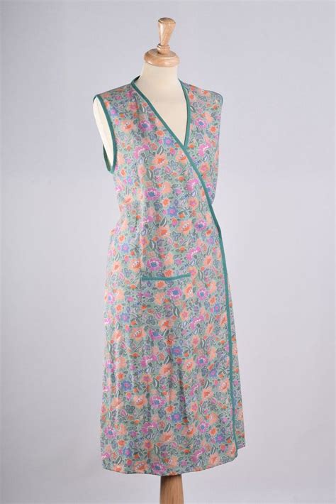 1940 s wrap around apron kit etsy vintage apron pattern apron dress fashion sewing