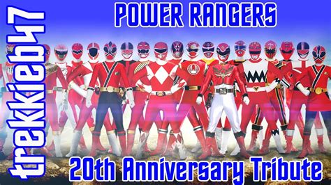 Trekkieb47 Power Rangers 20th Anniversary Tribute Youtube