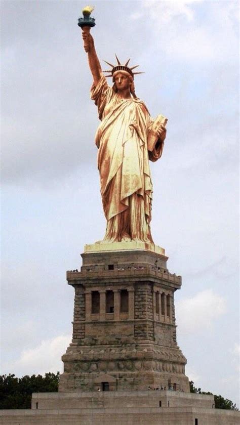 The statue of liberty arrived, in 350 pieces. Saw a post about the Statue of Liberty. Hard to imagine it used to look like this ...