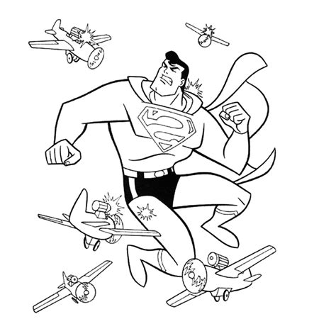 Leuk Voor Kids Superman Kleurplaat