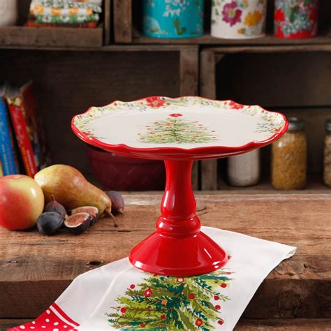 Maybe you would like to learn more about one of these? Pioneer Woman Holiday Cheer Cake Stand | Cake & Dessert ...
