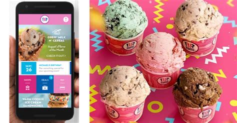 Baskin Robbins Free Scoop W App Download Coupons Utah