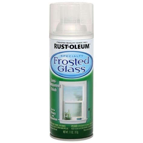 Rust Oleum Specialty 11 Oz Frosted Glass Spray Paint 342600 The Home