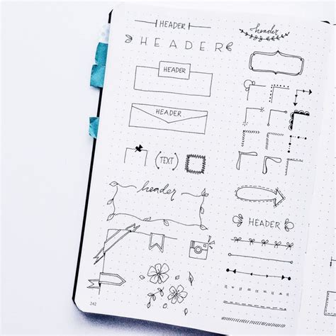 Planner Doodles Inspiration For Your Bullet Journal Titulos Bonitos