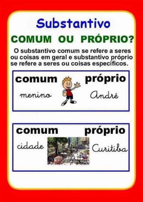 Atividades De Portugues 3 Ano Substantivo Proprio E Comum